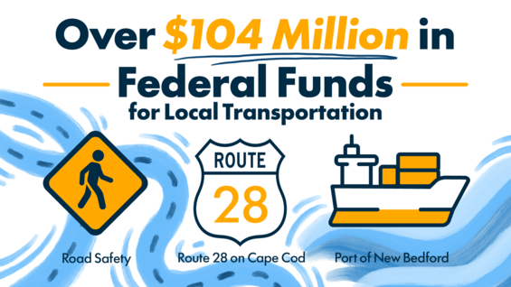Over $104 million in federal funds for local transportation