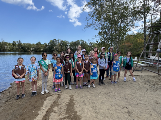 scouts on beach