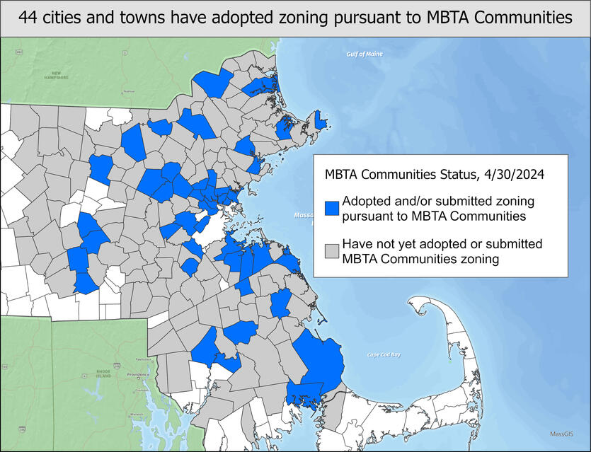 More than 40 Communities Have Passed Zoning Intended to Comply with