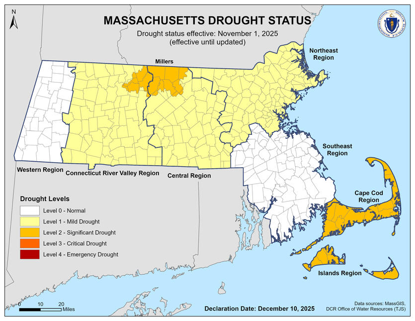 Drought Conditions Return to Normal in Western Region | Mass.gov