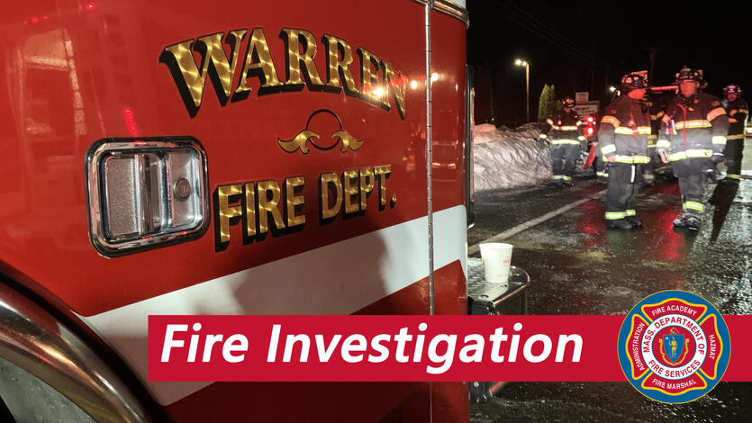 Resident Seriously Injured in Warren House Fire | Mass.gov