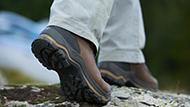 Person hiking.