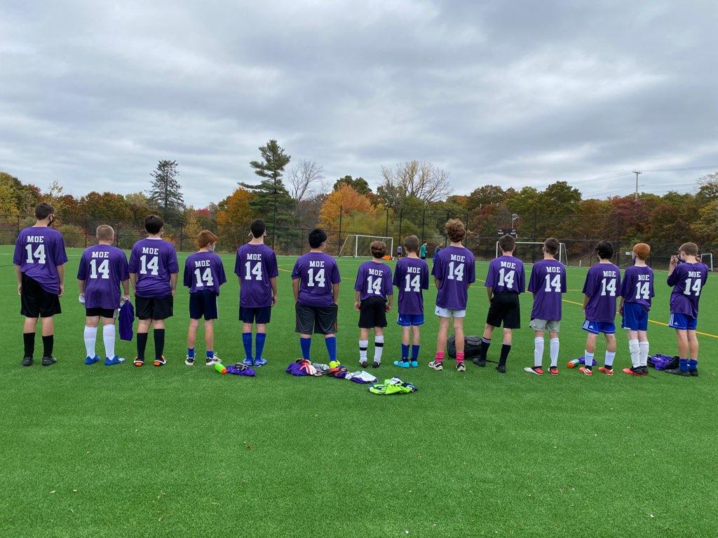 The Purple People Eaters pay tribute to Mrs. Coyle.