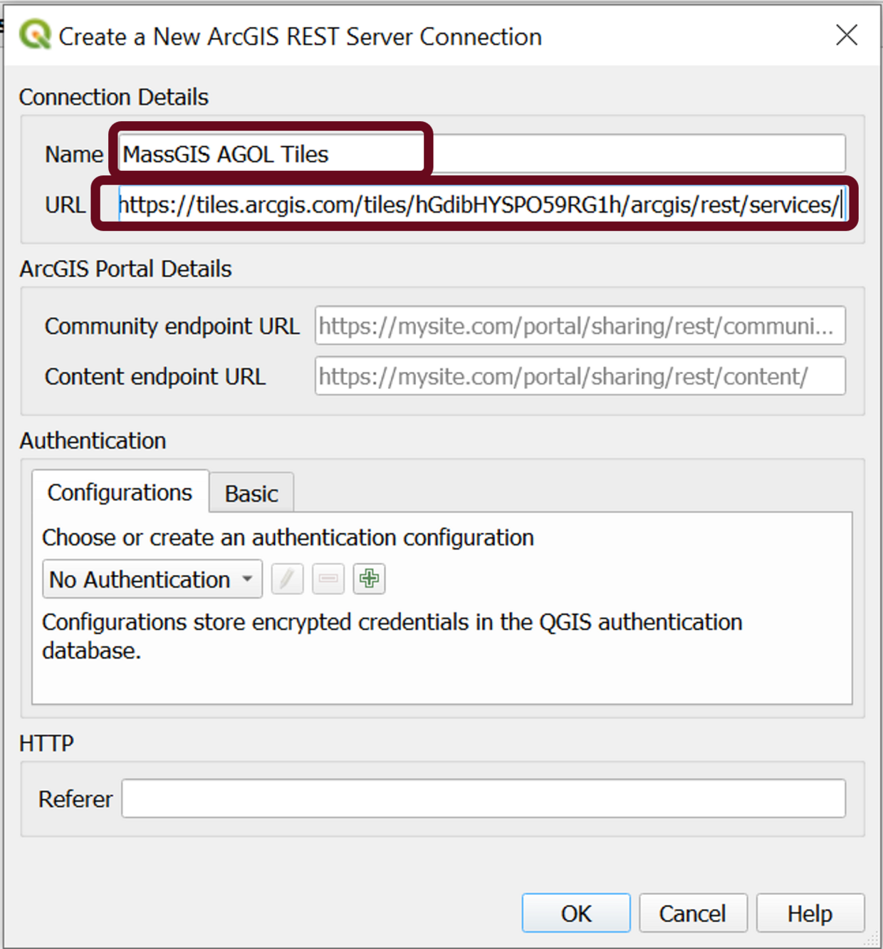 Guide to adding MassGIS' ArcGIS services to QGIS | Mass.gov