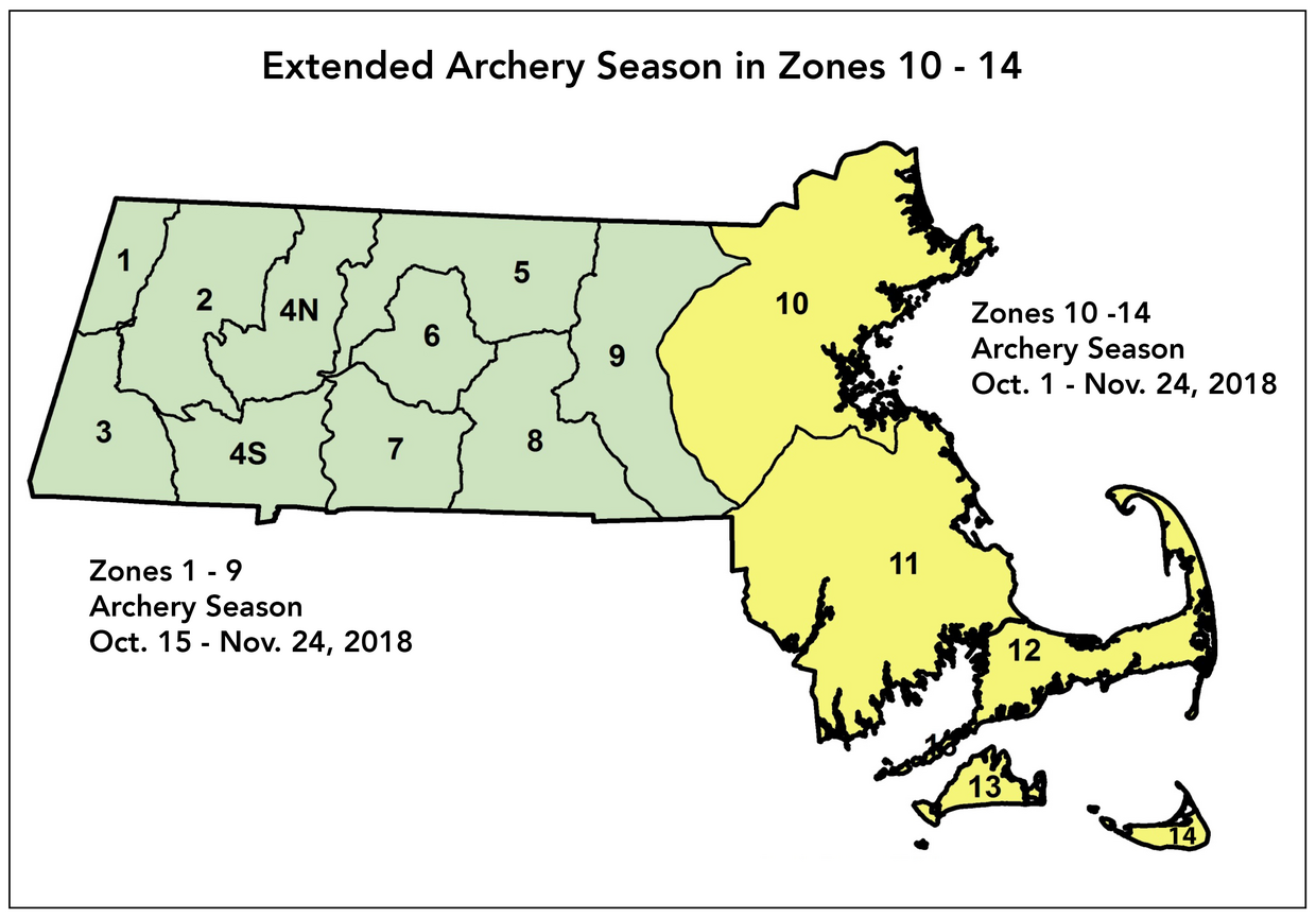 archery deer season extended in zones 10-14