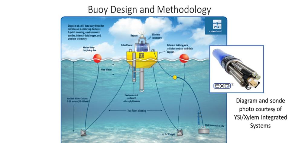 Design of buoys in Mount Hope Bay
