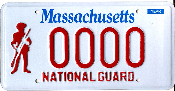 National Guard plate