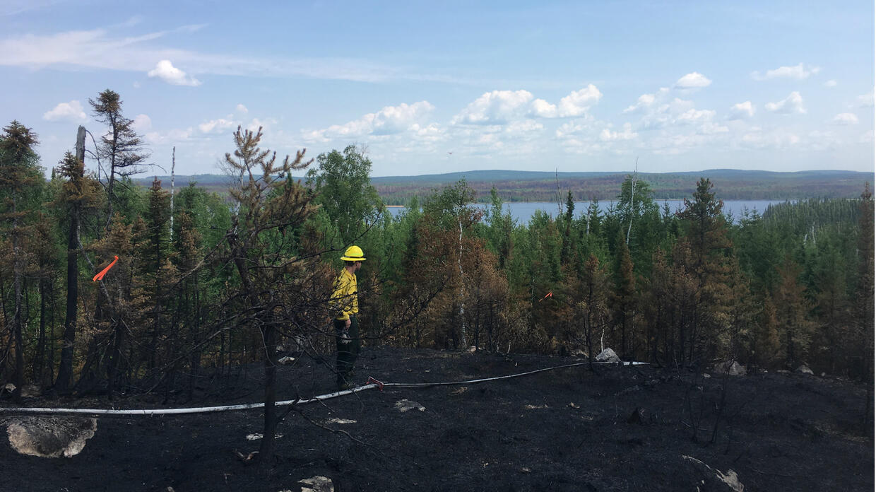 Wildfire in Quebec