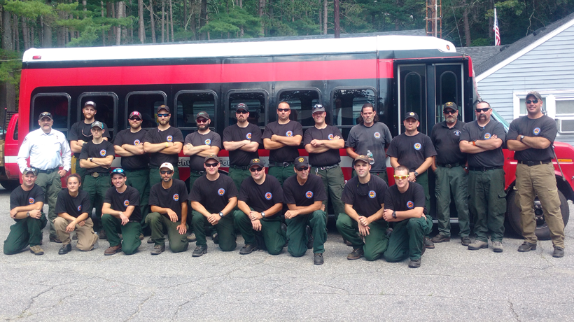 Massachusetts Wildfire Crew