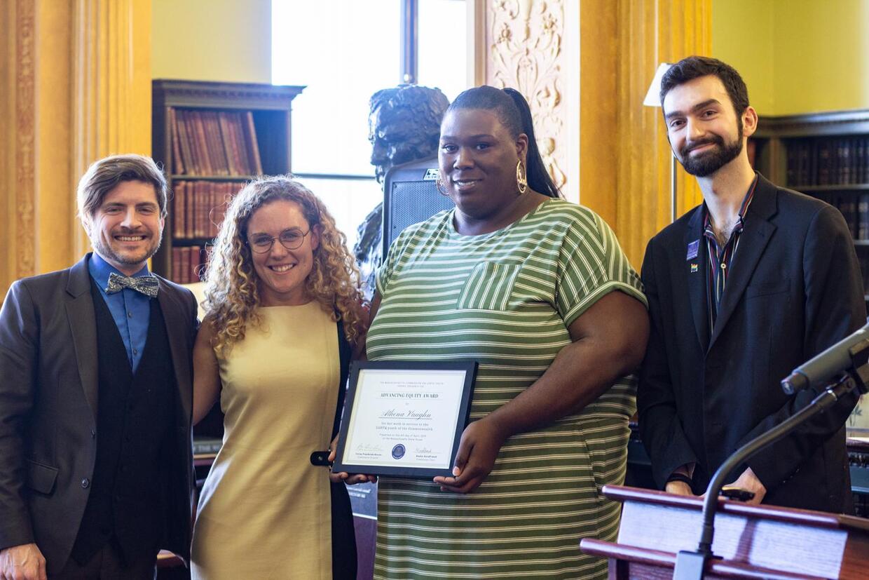 Commission leadership honors community members with its Advancing Equity Award.