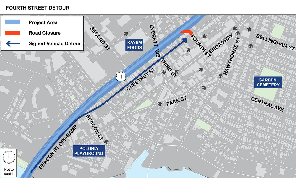 Fourth Street Detour