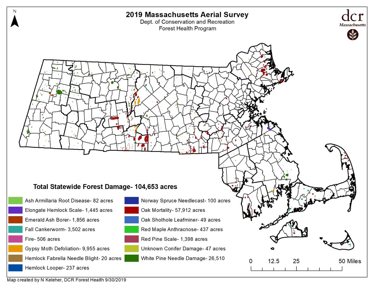 2019 Annual Aerial Forest Health Survey Results
