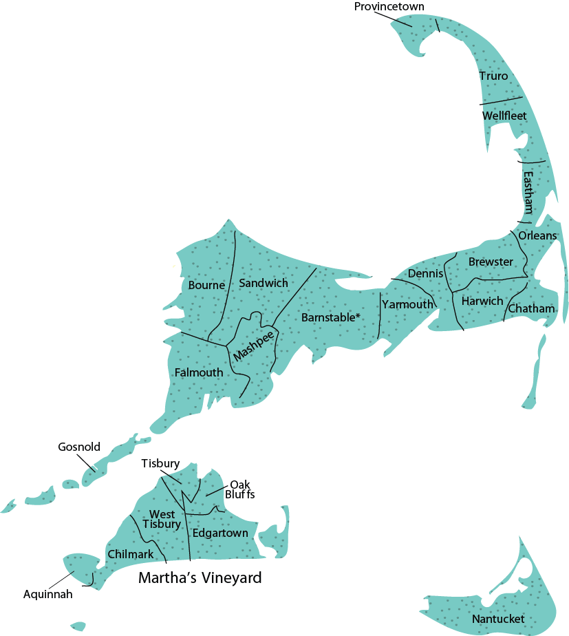 Map of Cape Cod Network