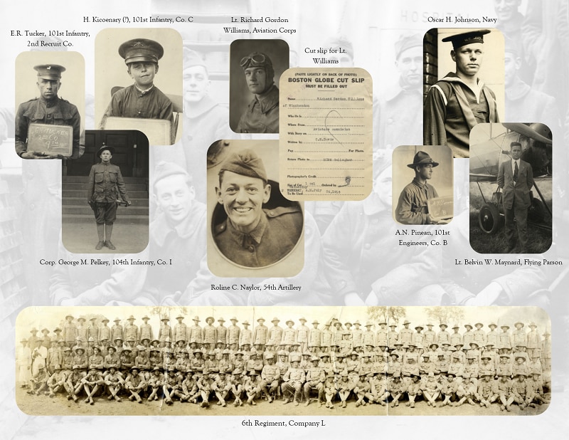 World War I Photograph Collection Collage Image