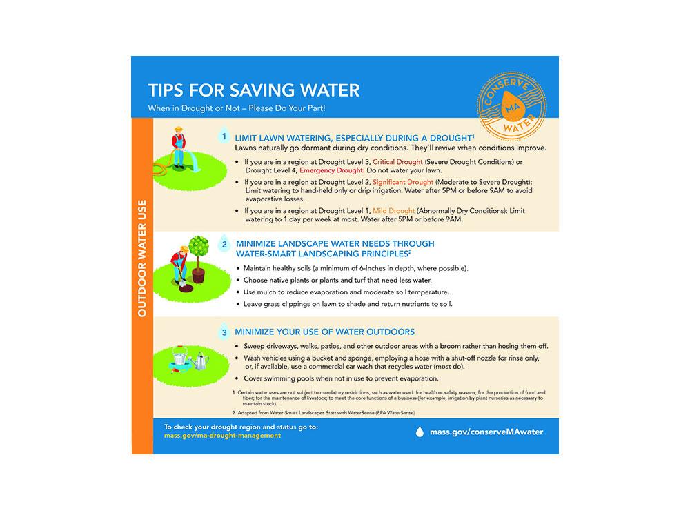 water saving tips outdoor