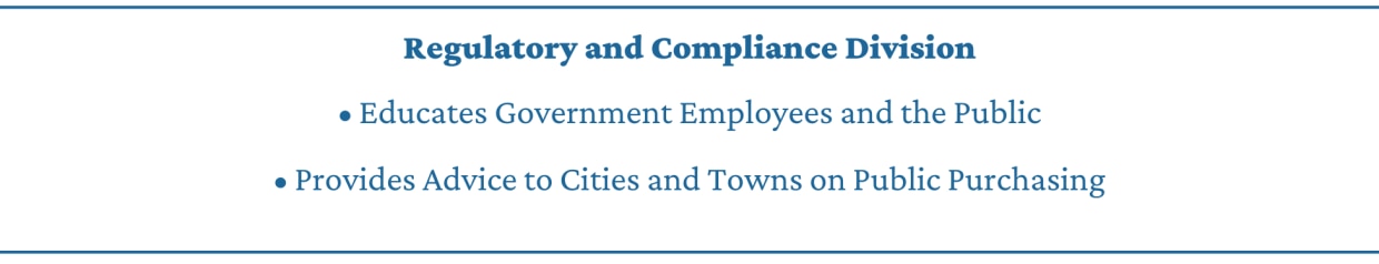 OIG's Regulatory and Compliance division mission.
