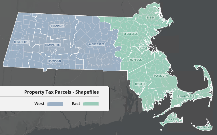 Parcel east and west shapefiles