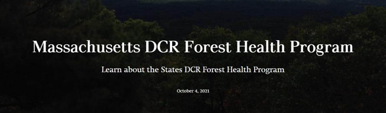 Forest Health Story Map link