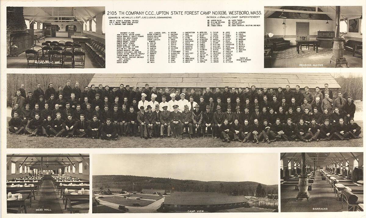 DCR’s archival collections at the Massachusetts Archives maintains a specialized collection of Massachusetts-related CCC materials