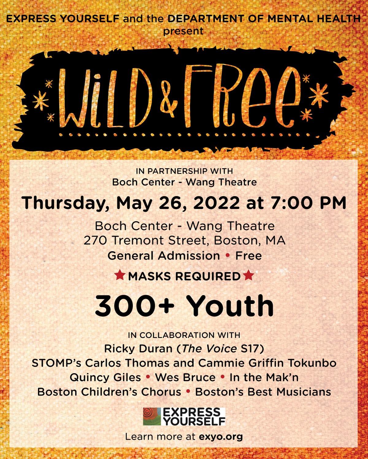 Wild and Free Flyer (same text as on the page)