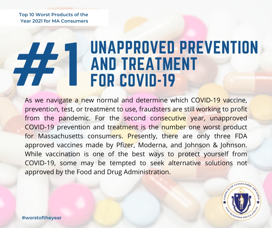 1. Unapproved Prevention and Treatment for COVID-19