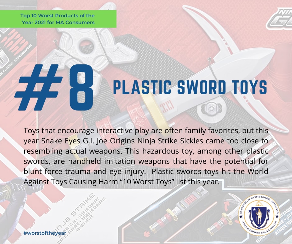 8. Plastic Sword Toys