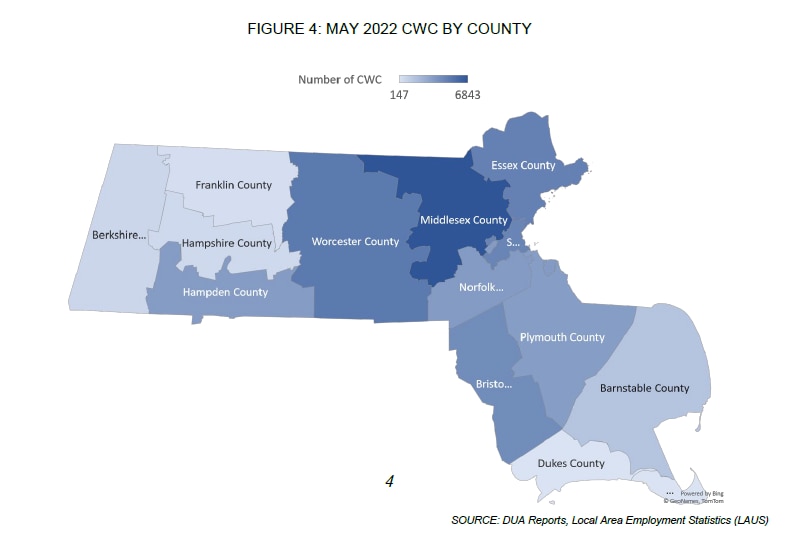 FIGURE 4: MAY 2022 CWC BY COUNTY