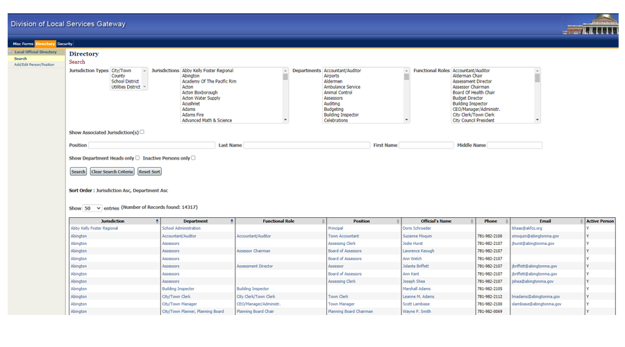 Entering Municipal Audit Data