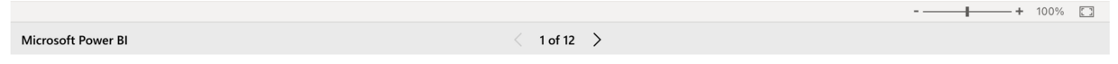 Screenshot of Power BI bottom section variation with no right side links