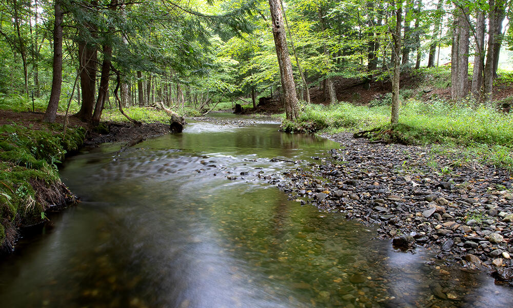Gently-sloping Cold Stream