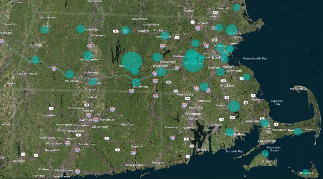 State Police FCA map / graphic