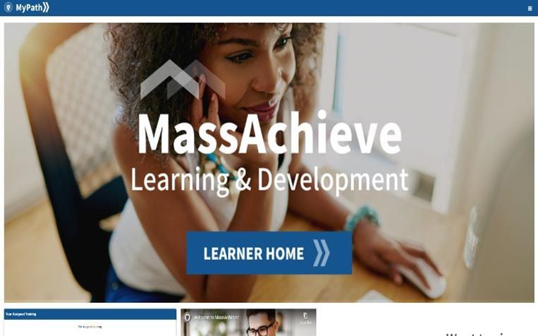 Image of Mass Achieve Home Page