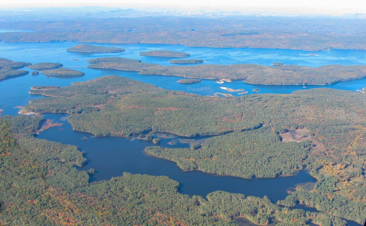 Quabbin Reservoir Aerial, courtesy of MA State Police