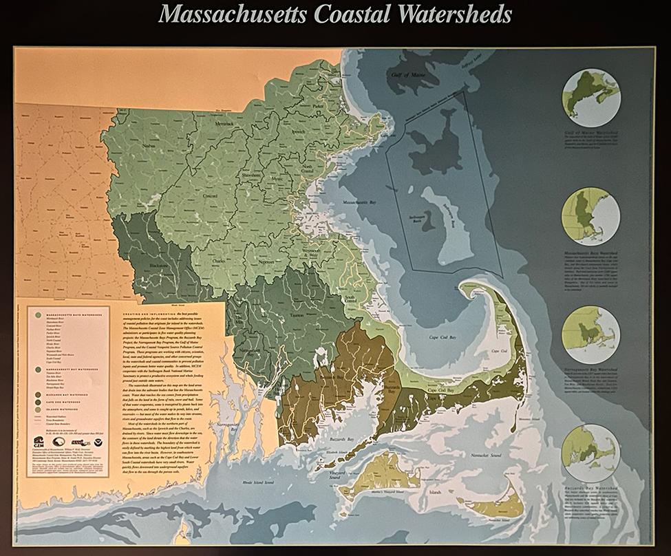 CZM Massachusetts Watersheds Map