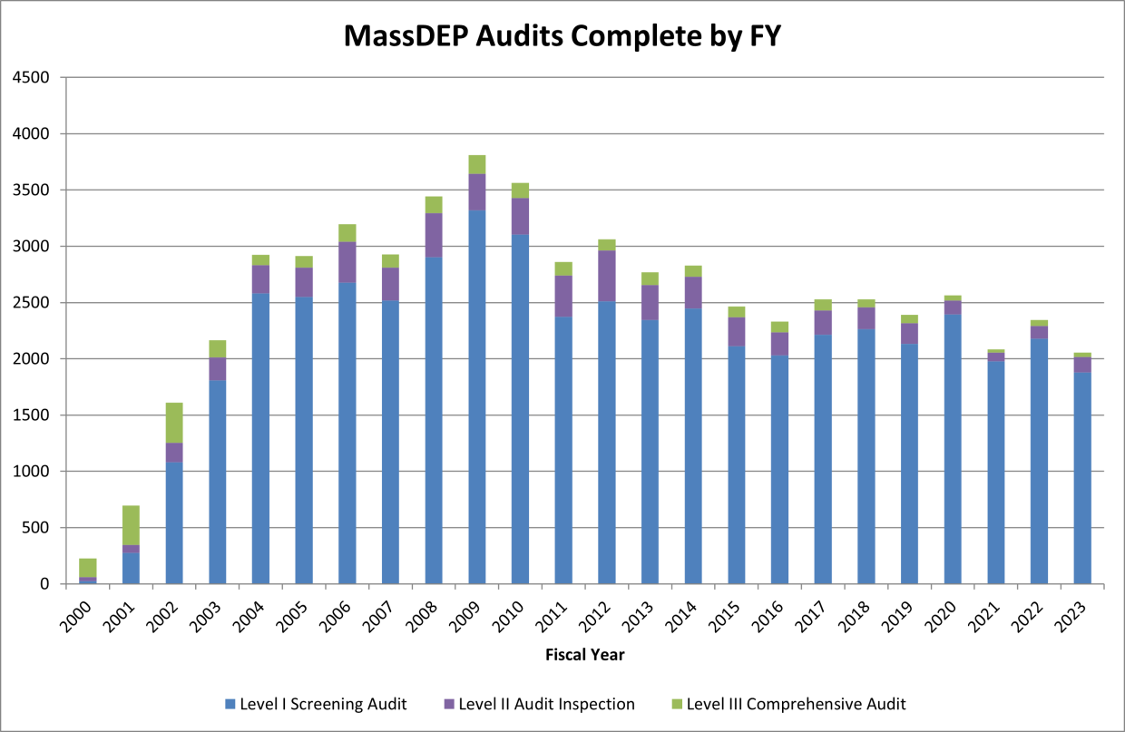 Audits Completed by Fiscal Year