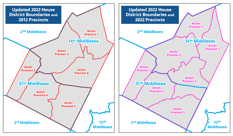 Precincts 2012 vs 2022 and 2022 House districts