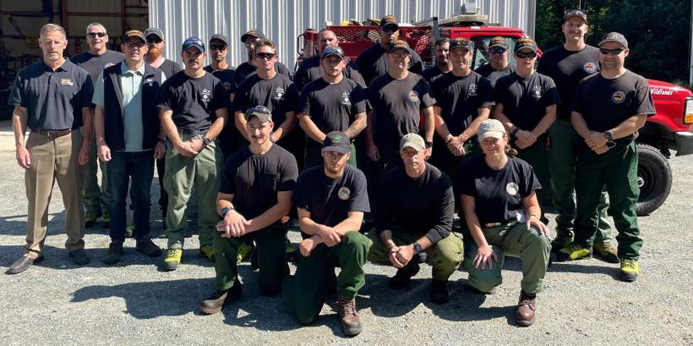 state wildfire crew deploys to Canada