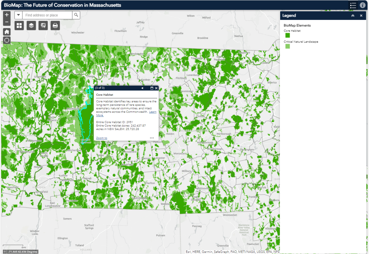 BioMap interactive map platform