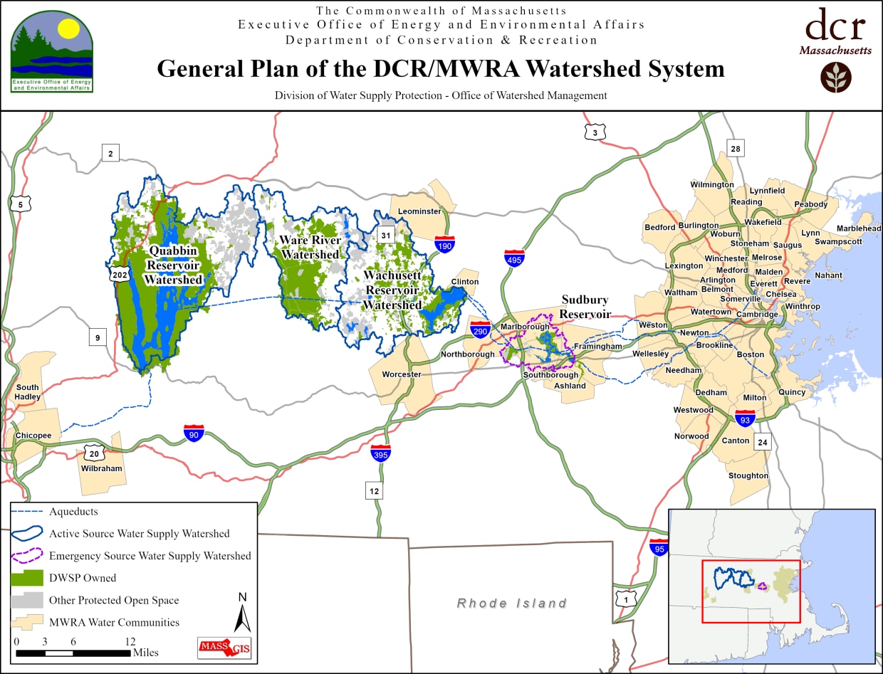 DCR and MWRA Watershed System