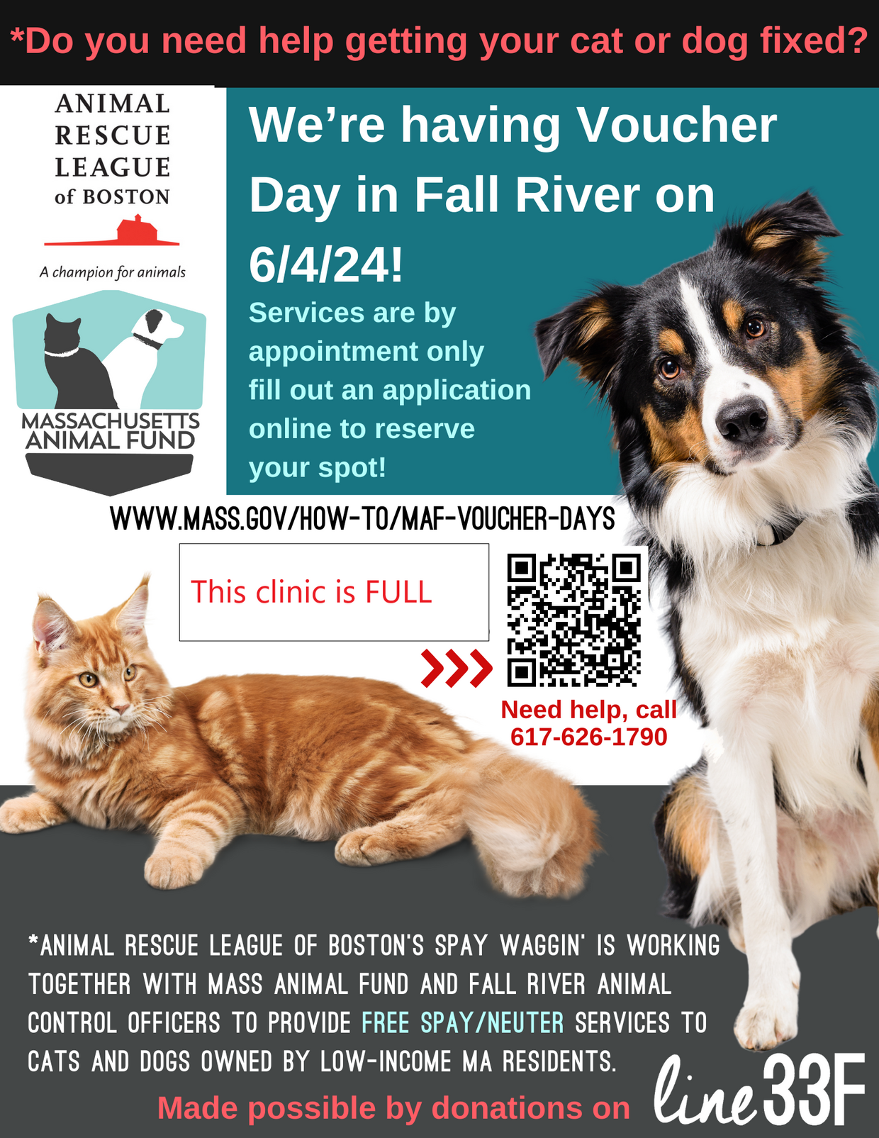 Fall River Voucher Day 6.4.24 is FULL