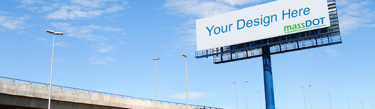 billboard that says your design here