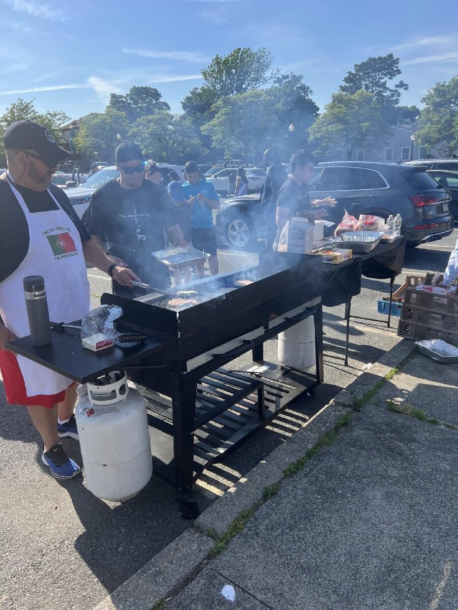 Dave Branco and Eric Dorman on grill