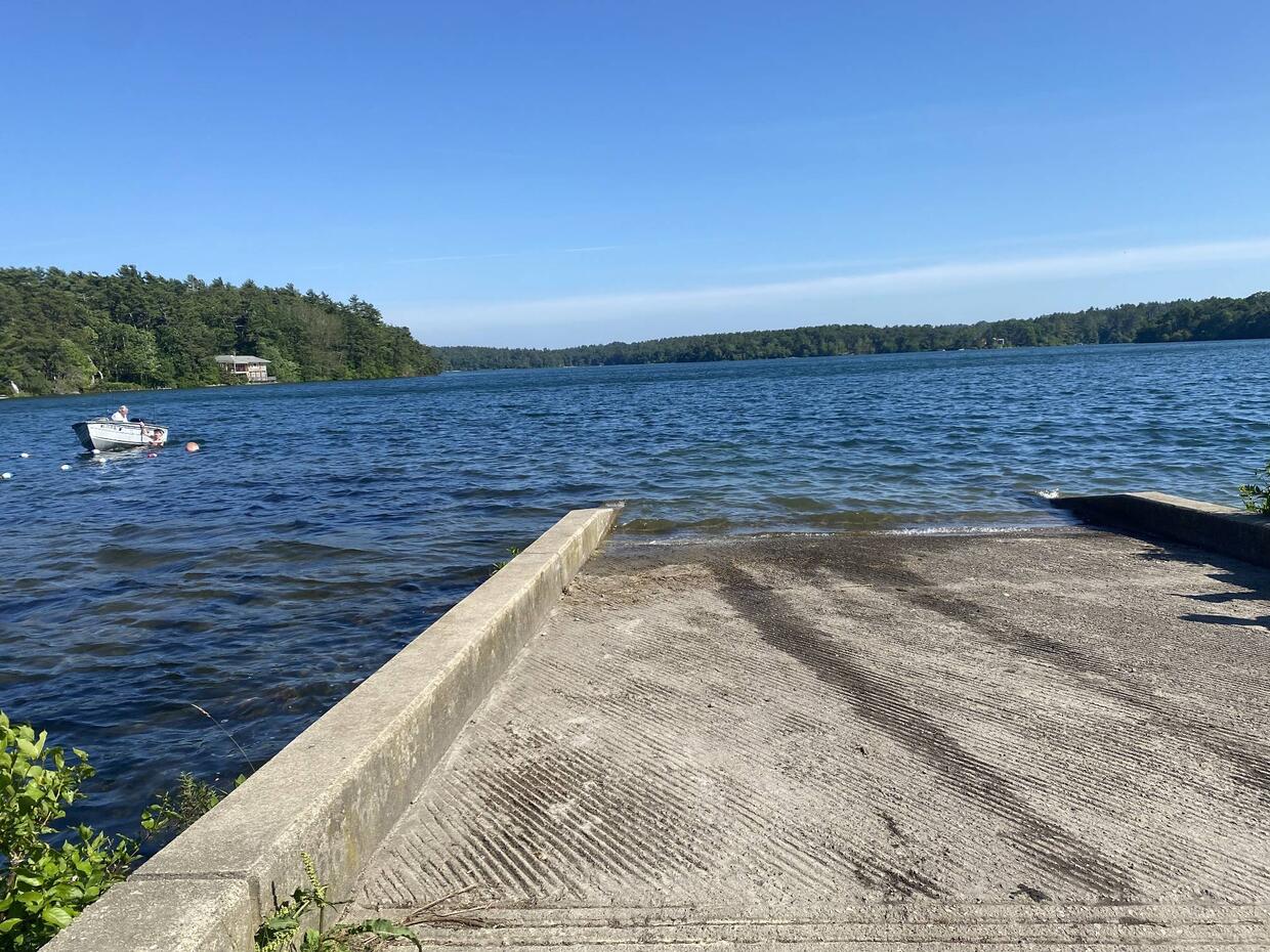 Boat ramp at Long Pond.
