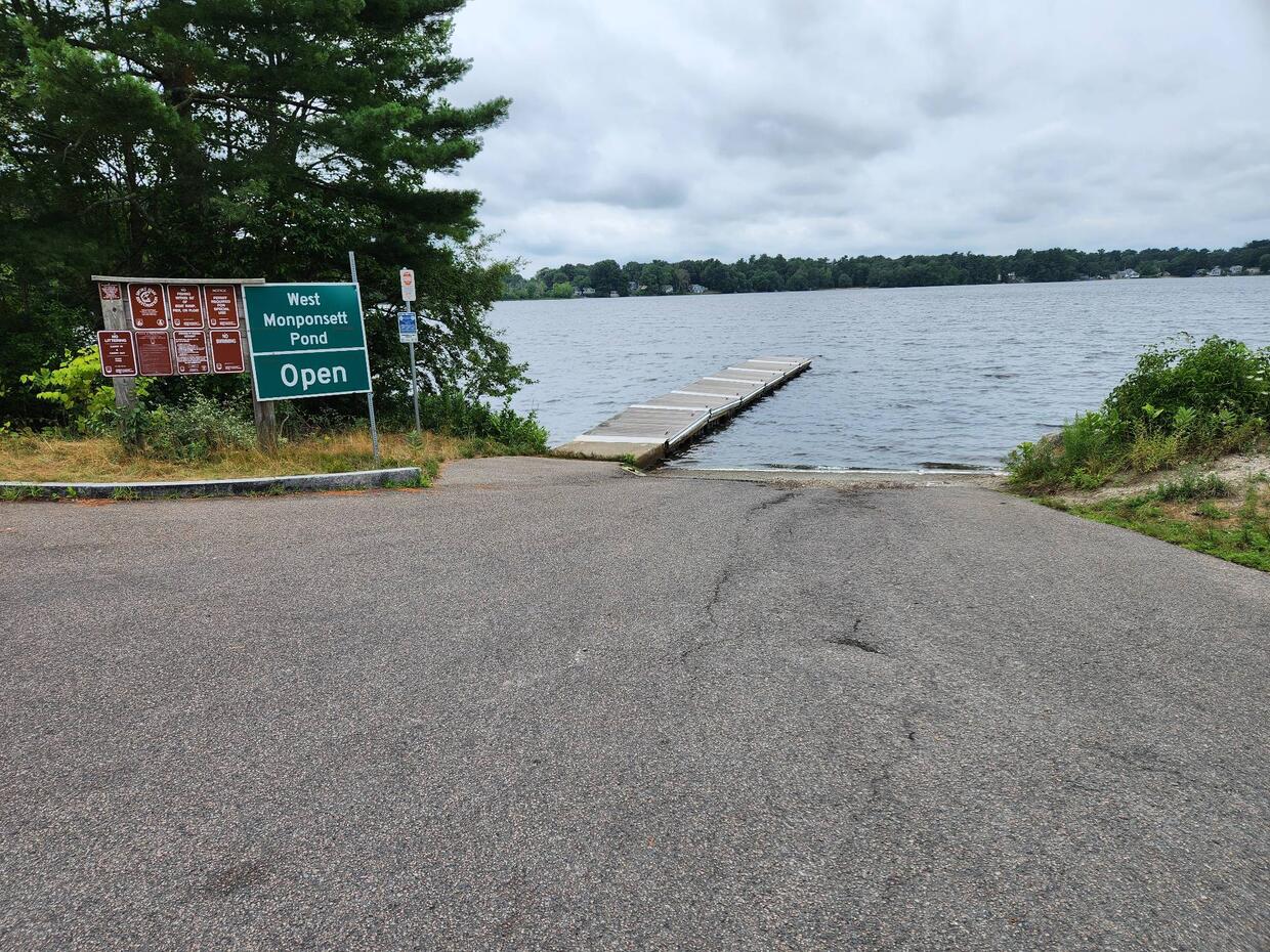 boat launch for West Monponsett Pond