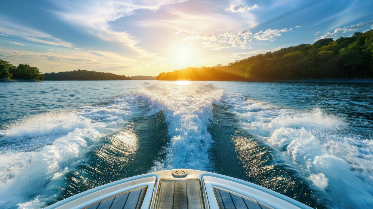 Boat wake