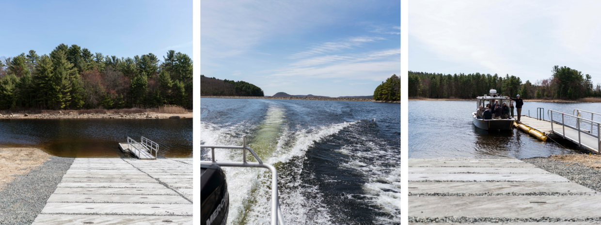 OFBA reconstructed the popular boat ramp at Fishing Area #3 in partnership with DCR’s Division of Watershed Protection.