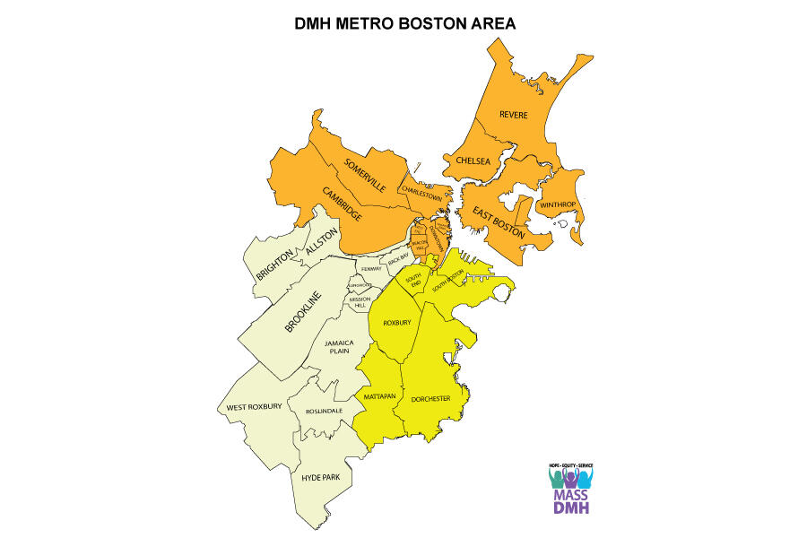 Metro Boston Area Map