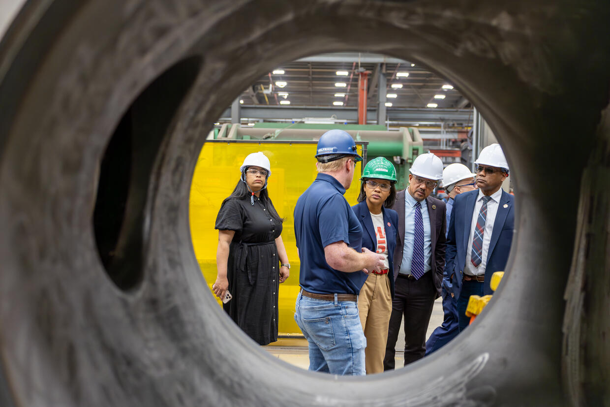 Tour of Helfrich Brothers facility