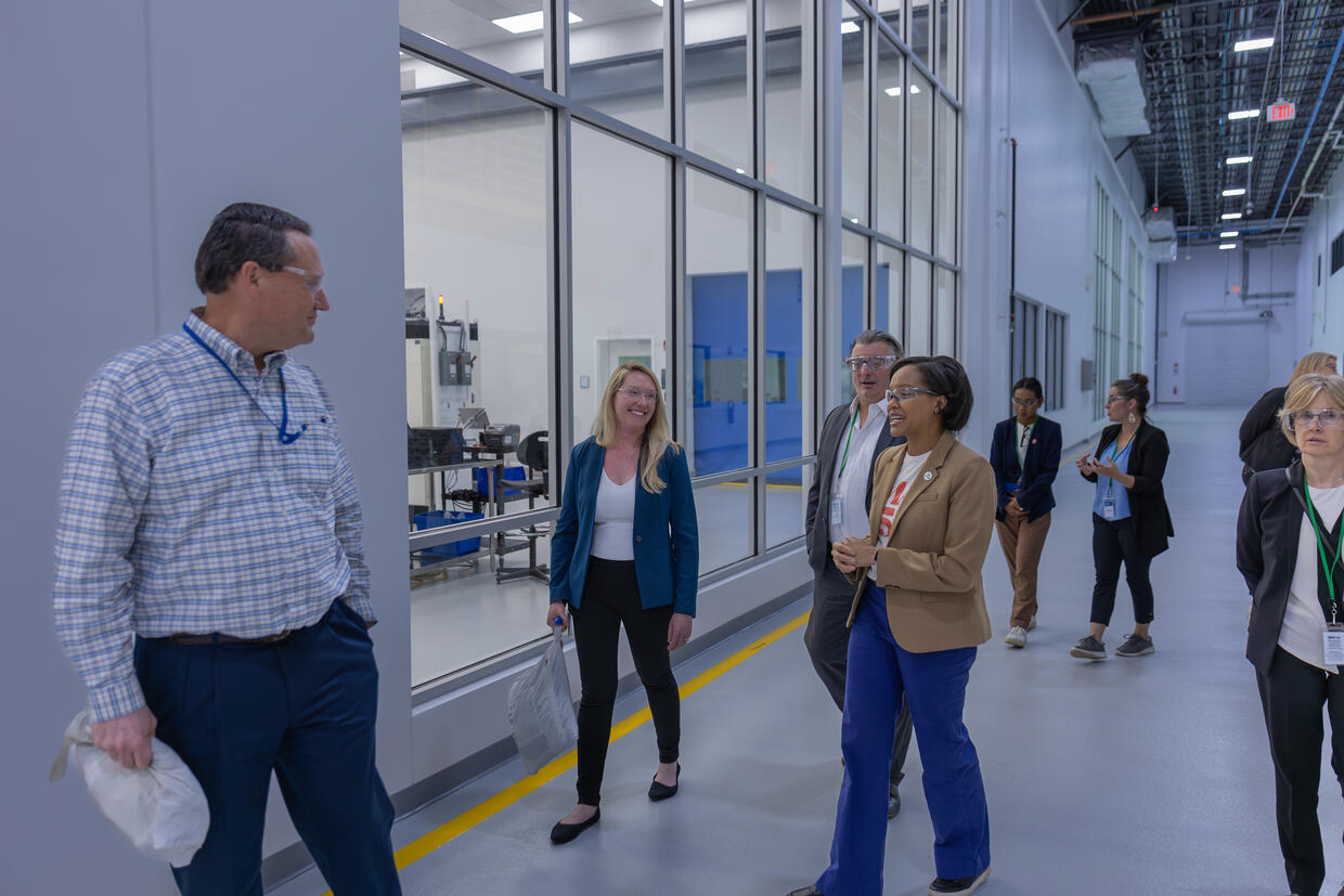 Secretary Jones tours facility 