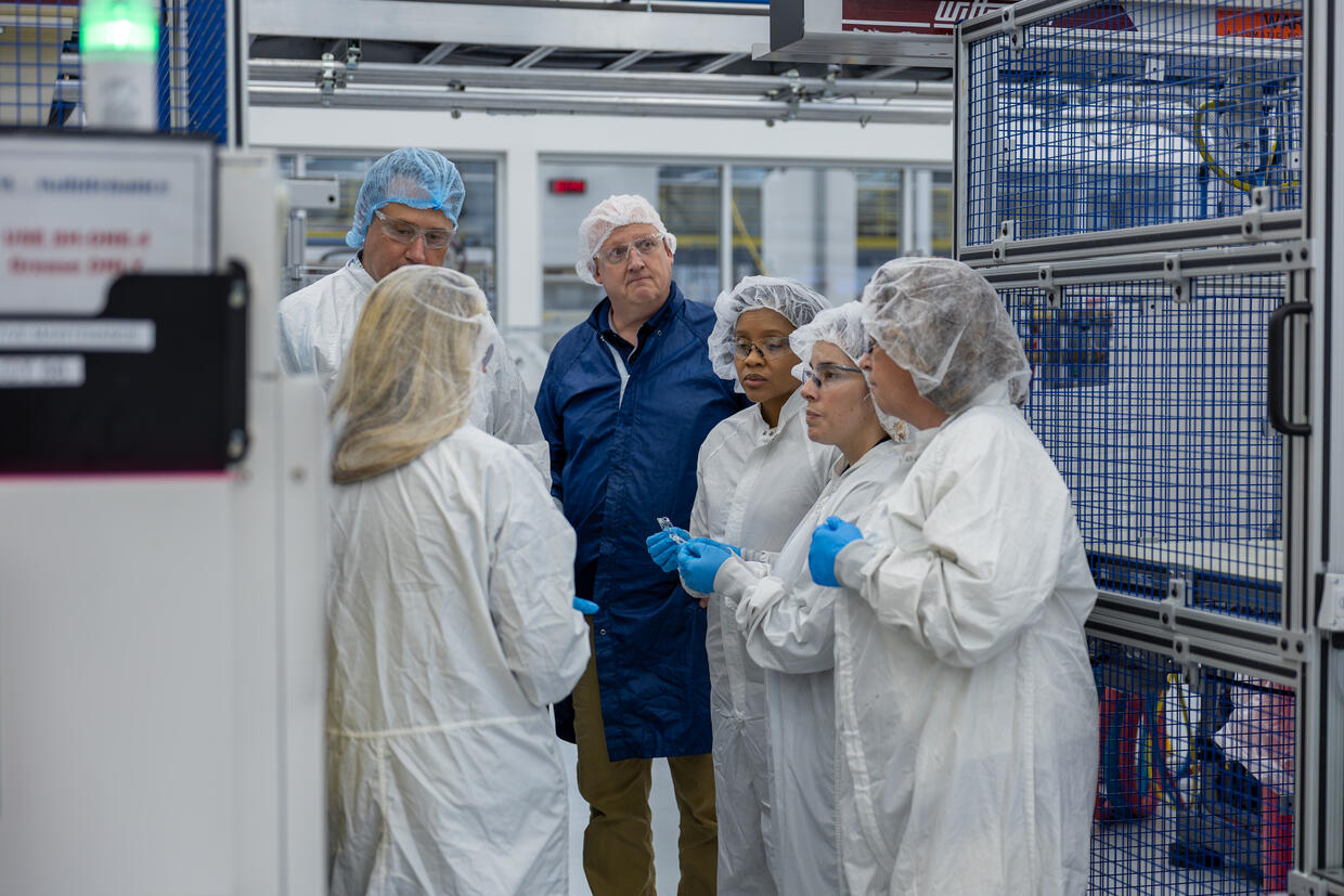 Secretary Jones tours facility